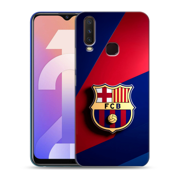 Силиконовый чехол на Vivo Y12 с принтом Барселона Barcelona
