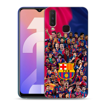 Силиконовый чехол на Vivo Y12 с принтом Барселона Barcelona