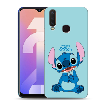 Силиконовый чехол на Vivo Y12 с принтом Лило и Стич