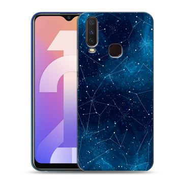 Силиконовый чехол на Vivo Y12 с принтом Космос звезды