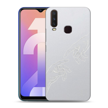Силиконовый чехол на Vivo Y12 с принтом Сотворение мира
