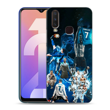 Силиконовый чехол на Vivo Y12 с принтом Реал Роналдо Силиконовый чехол на Vivo Y12 с принтом Реал Роналдо