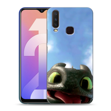 Силиконовый чехол на Vivo Y12 с принтом Как приручить дракона