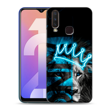 Силиконовый чехол на Vivo Y12 с принтом Король лев