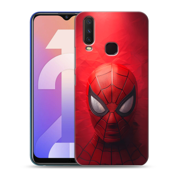 Силиконовый чехол на Vivo Y12 с принтом Spiderman Человек паук