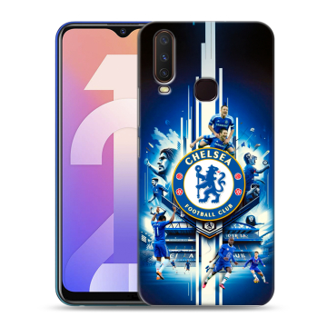 Силиконовый чехол на Vivo Y12 с принтом Chelsea Челси