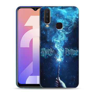 Силиконовый чехол на Vivo Y12 с принтом Harry Potter Гарри Поттер