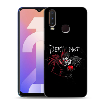 Силиконовый чехол на Vivo Y12 с принтом Death note Тетрадь смерти