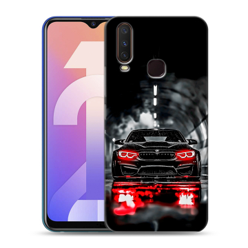 Силиконовый чехол на Vivo Y12 с принтом BMW БМВ Силиконовый чехол на Vivo Y12 с принтом BMW БМВ