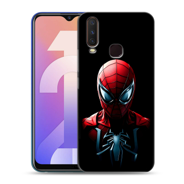 Силиконовый чехол на Vivo Y12 с принтом Spiderman Человек паук