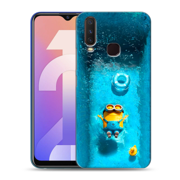 Силиконовый чехол на Vivo Y12 с принтом Миньоны Силиконовый чехол на Vivo Y12 с принтом Миньоны