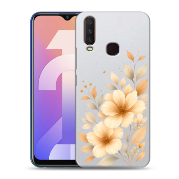 Силиконовый чехол на Vivo Y12 с принтом для девушки