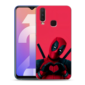 Силиконовый чехол на Vivo Y12 с принтом Дедпул Deadpool