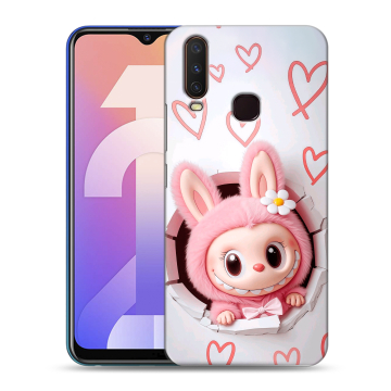 Силиконовый чехол на Vivo Y12 с принтом Labubu Лабубу