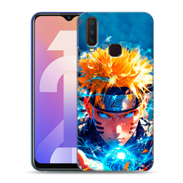 Силиконовый чехол на Vivo Y12 с принтом Аниме Наруто Naruto