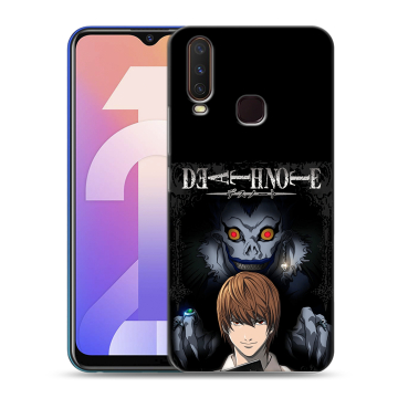 Силиконовый чехол на Vivo Y12 с принтом Death note Тетрадь смерти