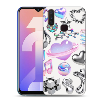 Силиконовый чехол на Vivo Y12 с принтом Y2K