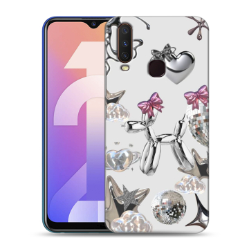 Силиконовый чехол на Vivo Y12 с принтом Y2K