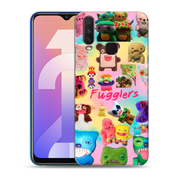 Силиконовый чехол на Vivo Y12 с принтом Флагер Fuggler