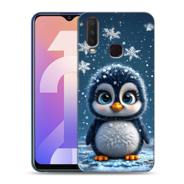 Силиконовый чехол на Vivo Y12 с принтом Новый год