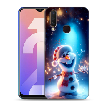 Силиконовый чехол на Vivo Y12 с принтом Новый год