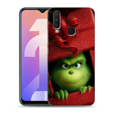 Силиконовый чехол на Vivo Y12 с принтом Новый год