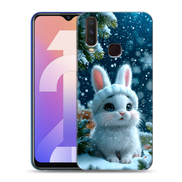 Силиконовый чехол на Vivo Y12 с принтом Новый год