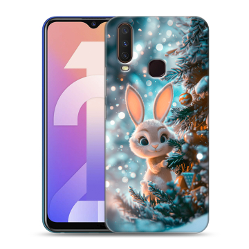 Силиконовый чехол на Vivo Y12 с принтом Новый год