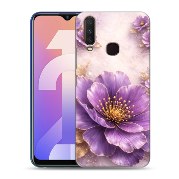 Силиконовый чехол на Vivo Y12 с принтом женский