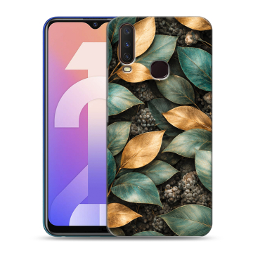 Силиконовый чехол на Vivo Y12 с принтом женский