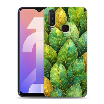 Силиконовый чехол на Vivo Y12 с принтом женский