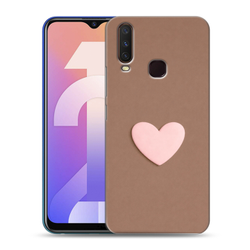 Силиконовый чехол на Vivo Y12 с принтом женский