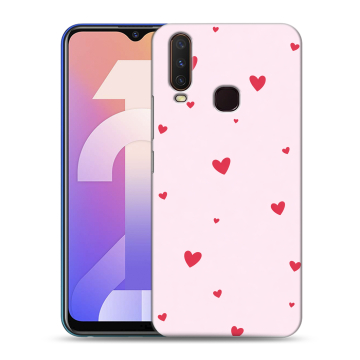 Силиконовый чехол на Vivo Y12 с принтом для девочек