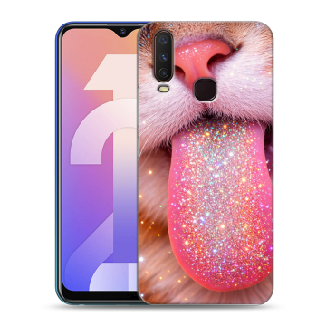 Силиконовый чехол на Vivo Y12 с принтом для девочек