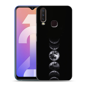 Силиконовый чехол на Vivo Y12 с принтом женский