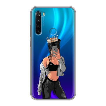 Силиконовый чехол на Xiaomi RedMi Note 8  с принтом Женские принты