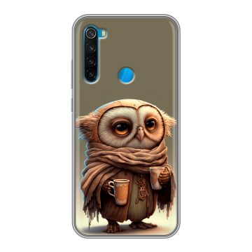 Силиконовый чехол на Xiaomi RedMi Note 8  с принтом Сова