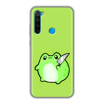 Силиконовый чехол на Xiaomi RedMi Note 8 с принтом Лягушенок Силиконовый чехол на Xiaomi RedMi Note 8 с принтом Лягушенок