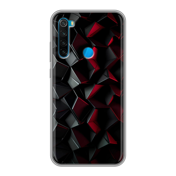 Силиконовый чехол на Xiaomi RedMi Note 8 с принтом Абстракция Силиконовый чехол на Xiaomi RedMi Note 8 с принтом Абстракция