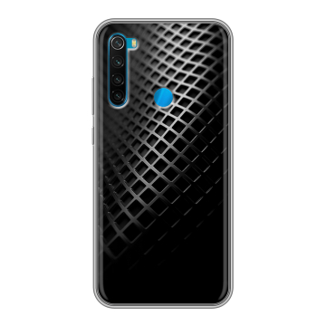 Силиконовый чехол на Xiaomi RedMi Note 8 с принтом Текстура металла Силиконовый чехол на Xiaomi RedMi Note 8 с принтом Текстура металла