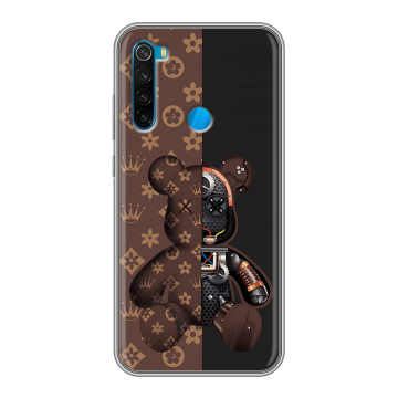 Силиконовый чехол на Xiaomi RedMi Note 8 с принтом Луи робот Силиконовый чехол на Xiaomi RedMi Note 8 с принтом Луи робот