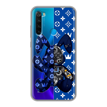 Силиконовый чехол на Xiaomi RedMi Note 8 с принтом Луи робот Силиконовый чехол на Xiaomi RedMi Note 8 с принтом Луи робот