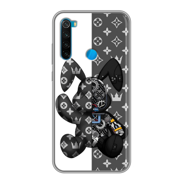 Силиконовый чехол на Xiaomi RedMi Note 8 с принтом Луи робот Силиконовый чехол на Xiaomi RedMi Note 8 с принтом Луи робот