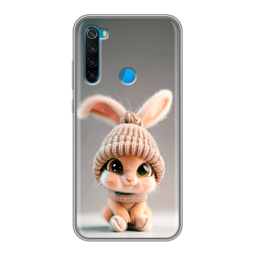 Силиконовый чехол на Xiaomi RedMi Note 8 с принтом Кролик