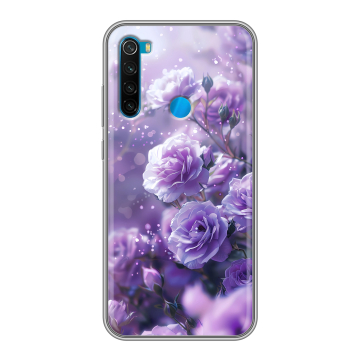 Силиконовый чехол на Xiaomi RedMi Note 8 с принтом Розы цветы