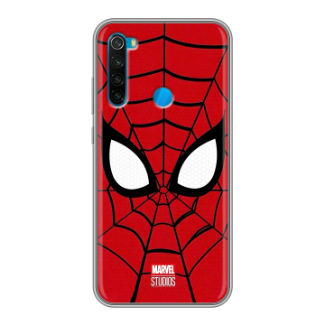 Силиконовый чехол на Xiaomi RedMi Note 8 с принтом человек паук spiderman