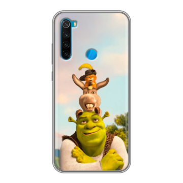 Силиконовый чехол на Xiaomi RedMi Note 8 с принтом Шрек Shrek