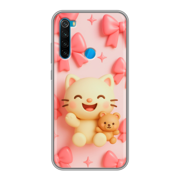 Силиконовый чехол на Xiaomi RedMi Note 8 с принтом для девочек