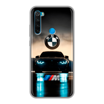 Силиконовый чехол на Xiaomi RedMi Note 8 с принтом БМВ BMW