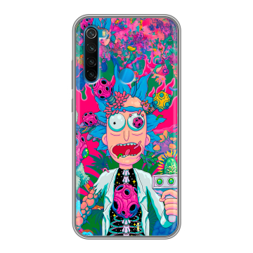 Силиконовый чехол на Xiaomi RedMi Note 8 с принтом Рик и Морти Rick Morty Силиконовый чехол на Xiaomi RedMi Note 8 с принтом Рик и Морти Rick Morty